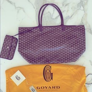 Goyard St Louis GM - Burgundy Goyardine monogram